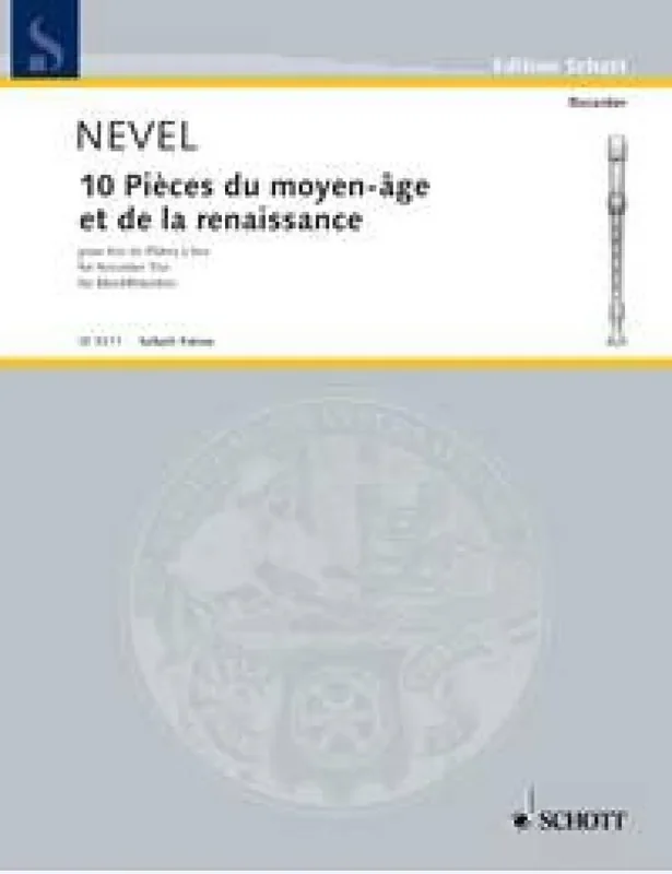 10 Pièces du Moyen Âge et de la Renaissance Blockflöte Ensemble