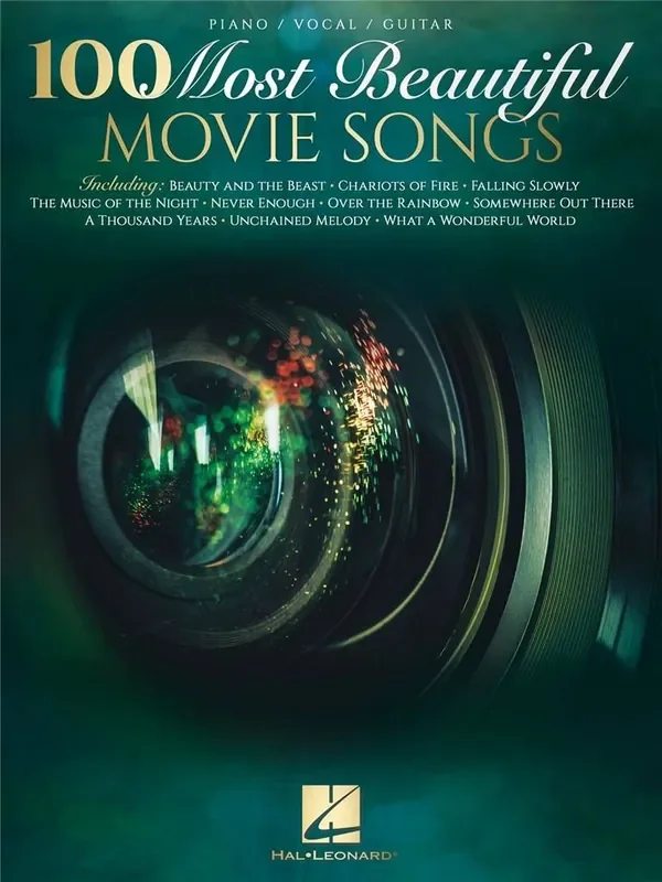 100 Most Beautiful Movie Songs Klavier, Gesang, Gitarre (Songbooks)