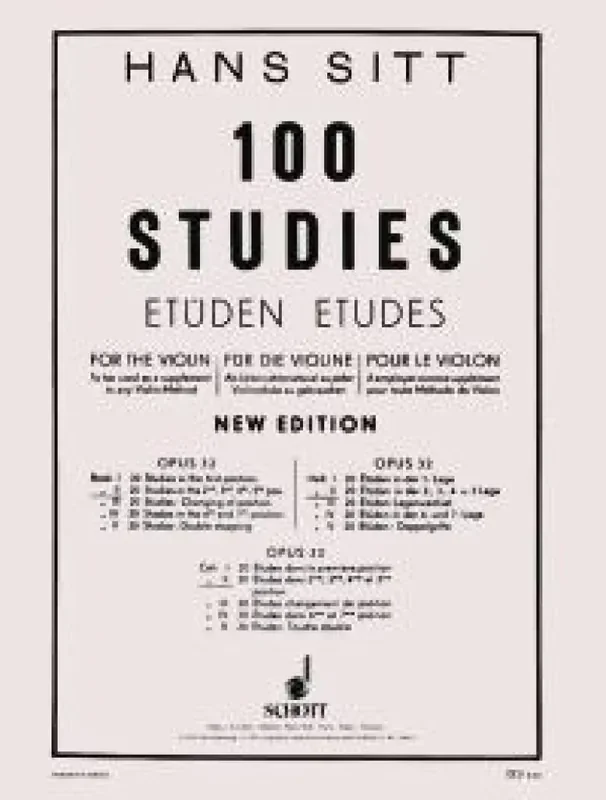 100 Studies – Etüden – Études Opus 32 Vol. 2
