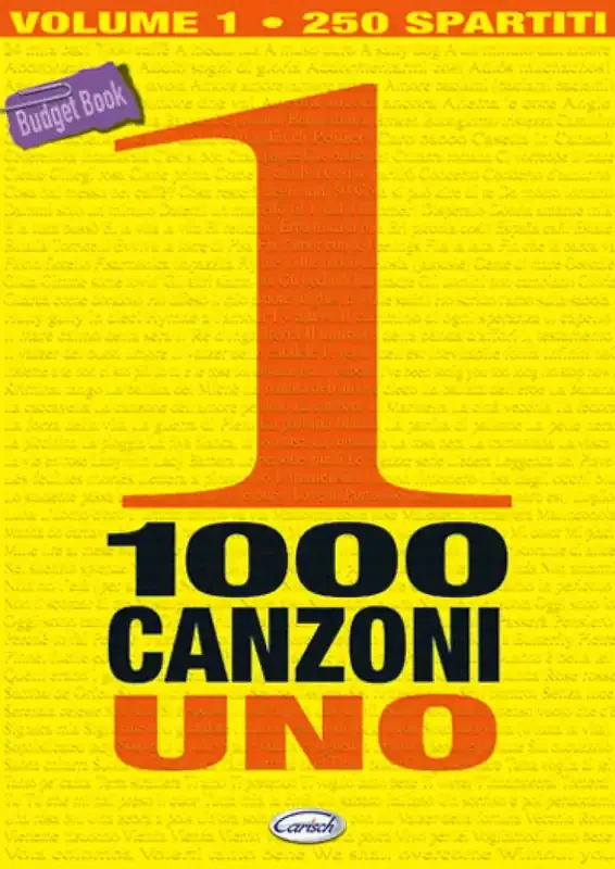 1000 Canzoni Volume 1 Gitarre Solo