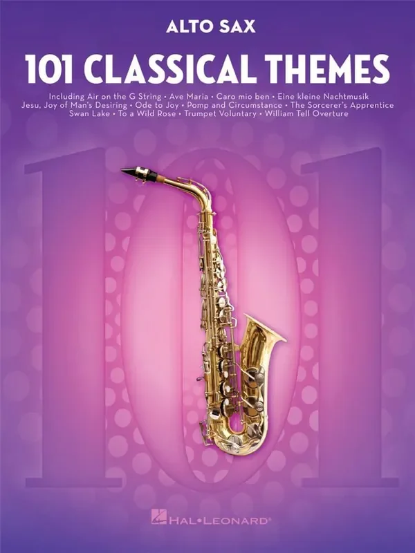101 Classical Themes for Alto Sax Altsaxophon