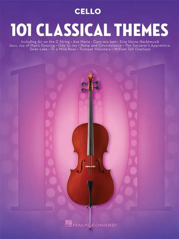101 Classical Themes for Cello Cello Solo