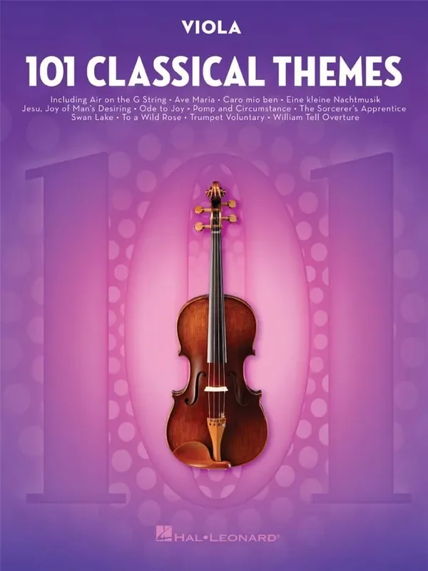 101 Classical Themes for Viola Viola Solo