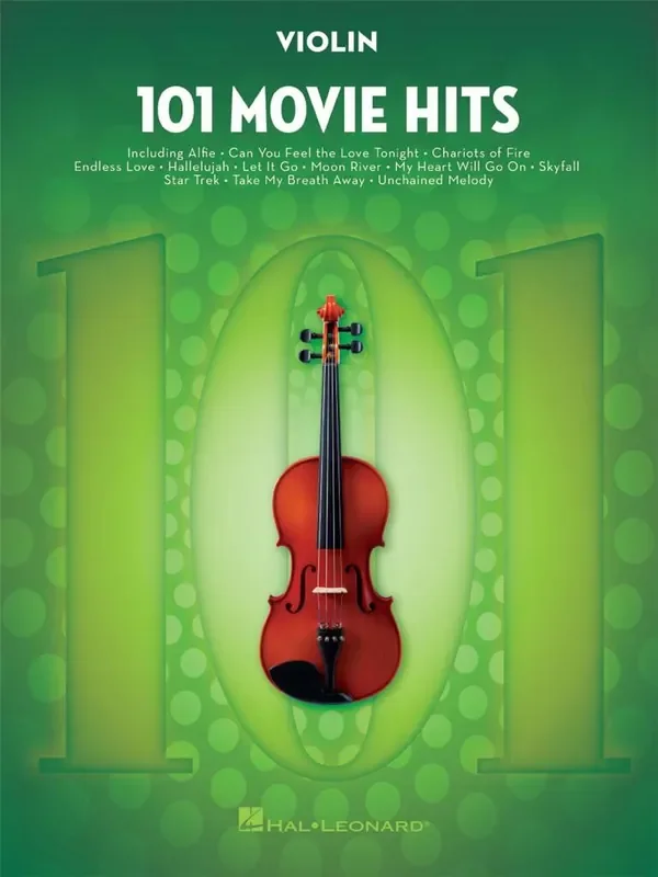 101 Movie Hits for Violin Violine Solo