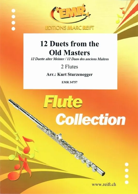 12 Duets from The Old Masters (Arr. Kurt Sturzenegger) Flöte Duett