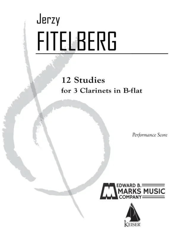12 Studies for Three Clarinets
