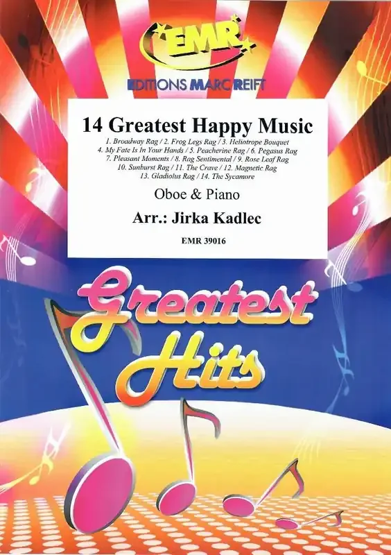 14 Greatest Happy Music (Arr. Jirka Kadlec) Oboe mit Begleitung