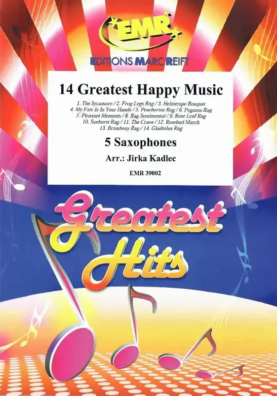 14 Greatest Happy Music (Arr. Jirka Kadlec) Saxophon Ensemble