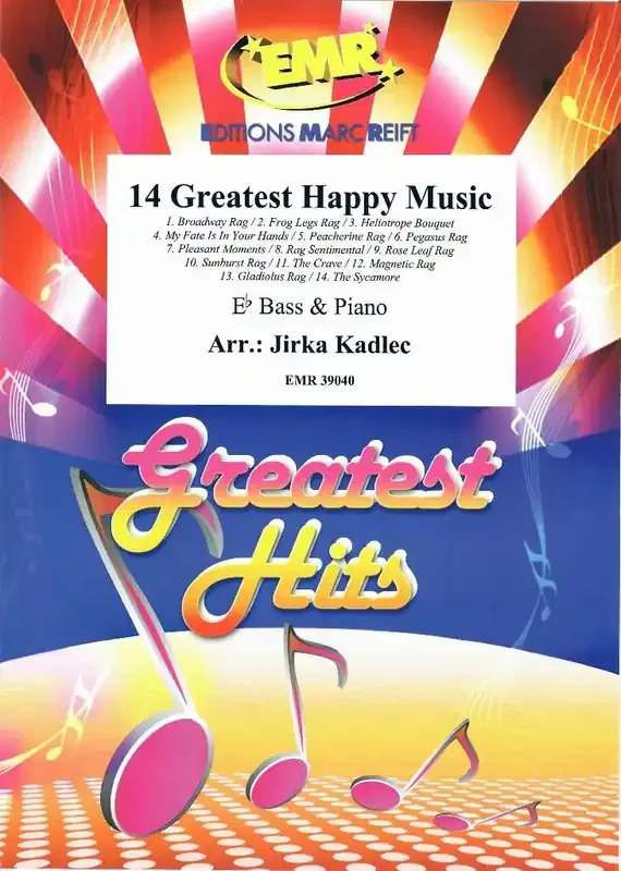 14 Greatest Happy Music (Arr. Jirka Kadlec) Tuba mit Begleitung