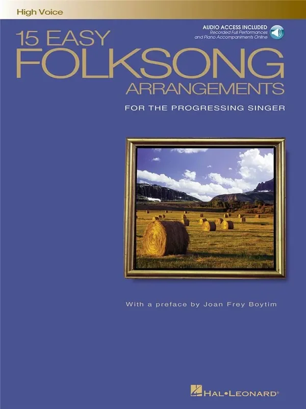 15 Easy Folksong Arrangements Gesang Solo
