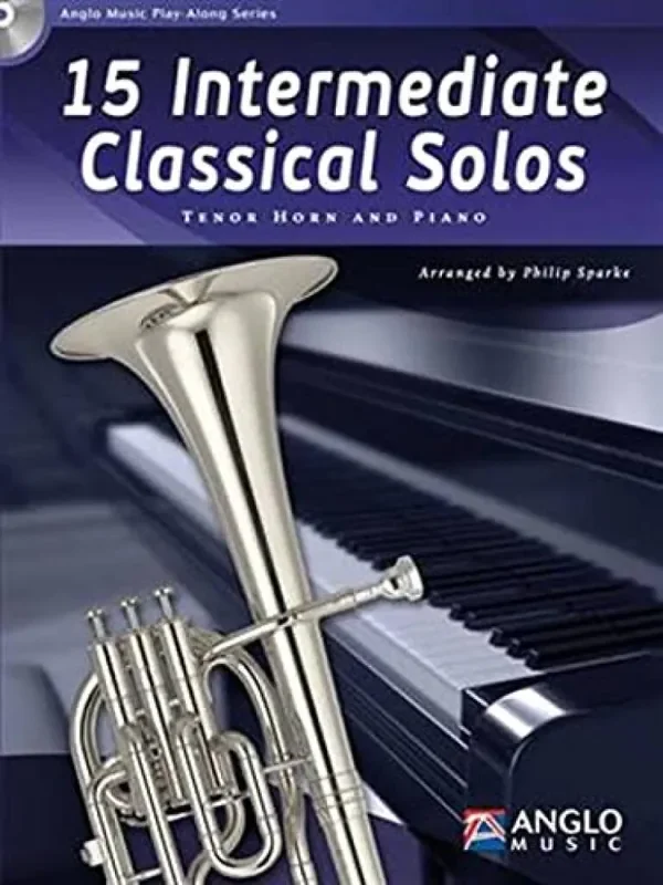 15 Intermediate Classical Solos Horn in Es mit Begleitung