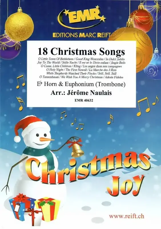 18 Christmas Songs (Arr. Jérôme Naulais) Gemischtes Blechbläser Duett