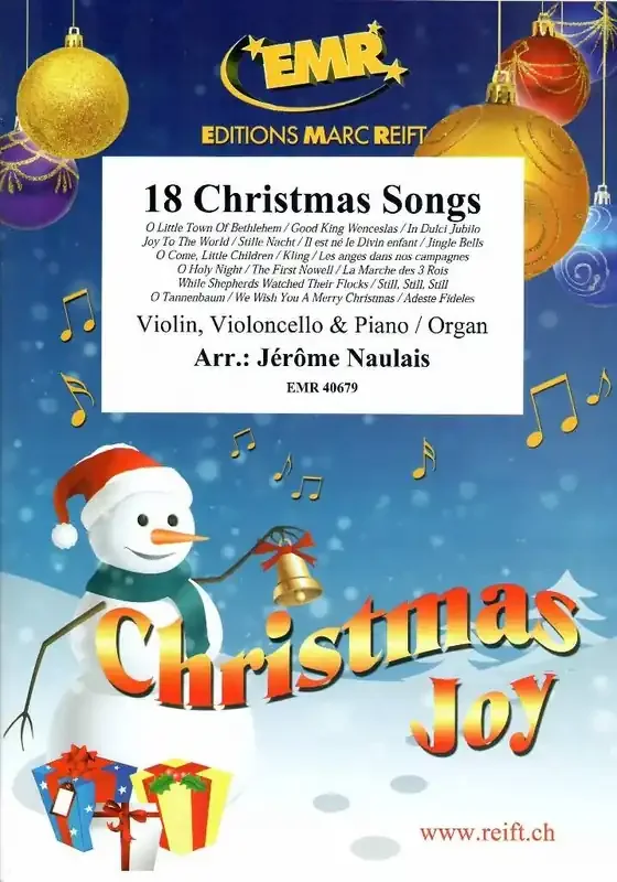 18 Christmas Songs (Arr. Jérôme Naulais) Klaviertrio