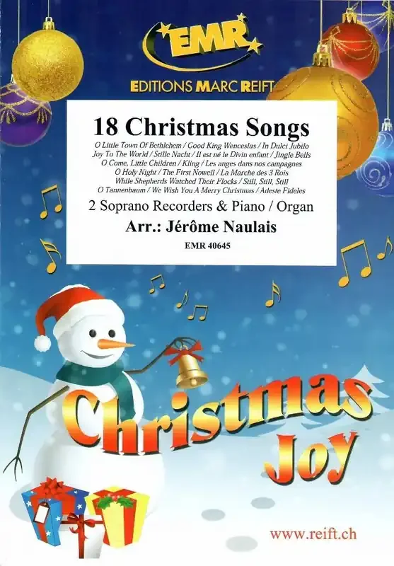 18 Christmas Songs (Arr. Jérôme Naulais) Saxophon Duett