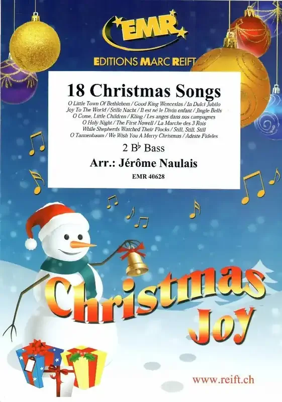 18 Christmas Songs (Arr. Jérôme Naulais) Tuba Duett