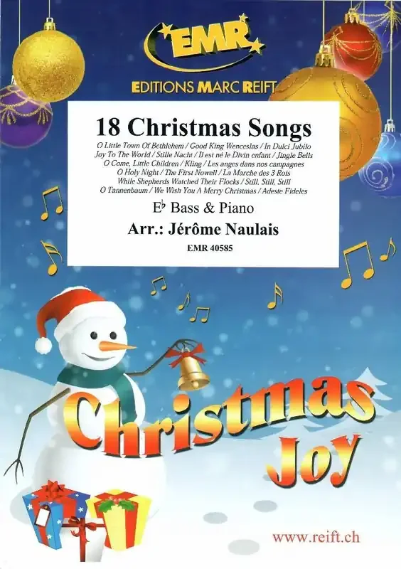 18 Christmas Songs (Arr. Jérôme Naulais) Tuba mit Begleitung