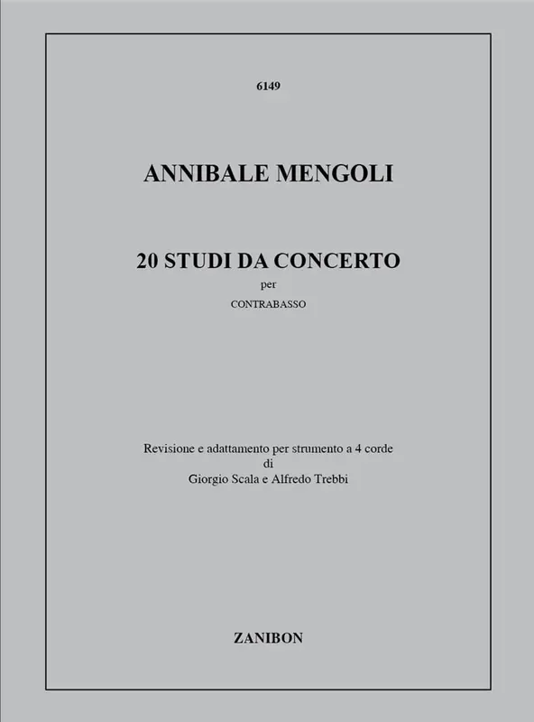 20 Studi Da Concerto Per Contrabbasso