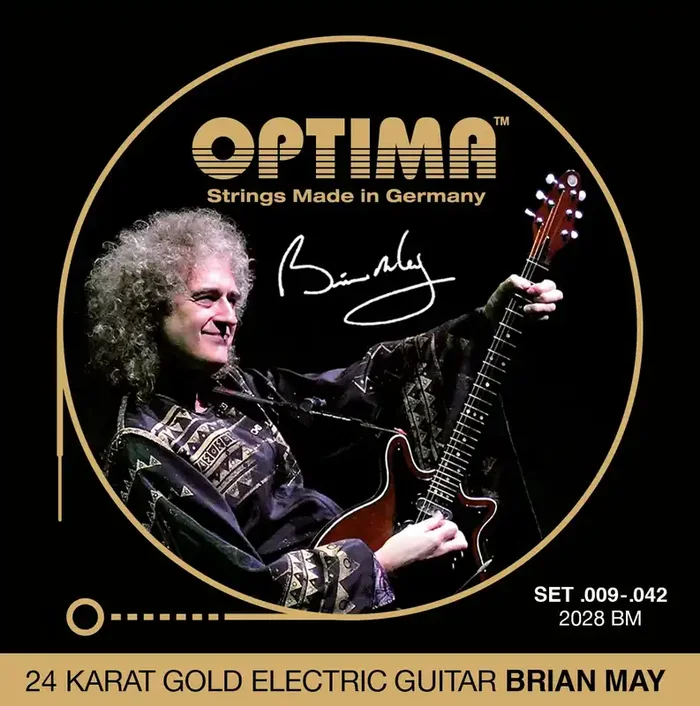 2028BM Goldsaiten E-Gitarre Brian-May