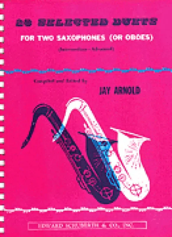 28 Selected Duets For Two Saxophones Or Oboes Saxophon Duett