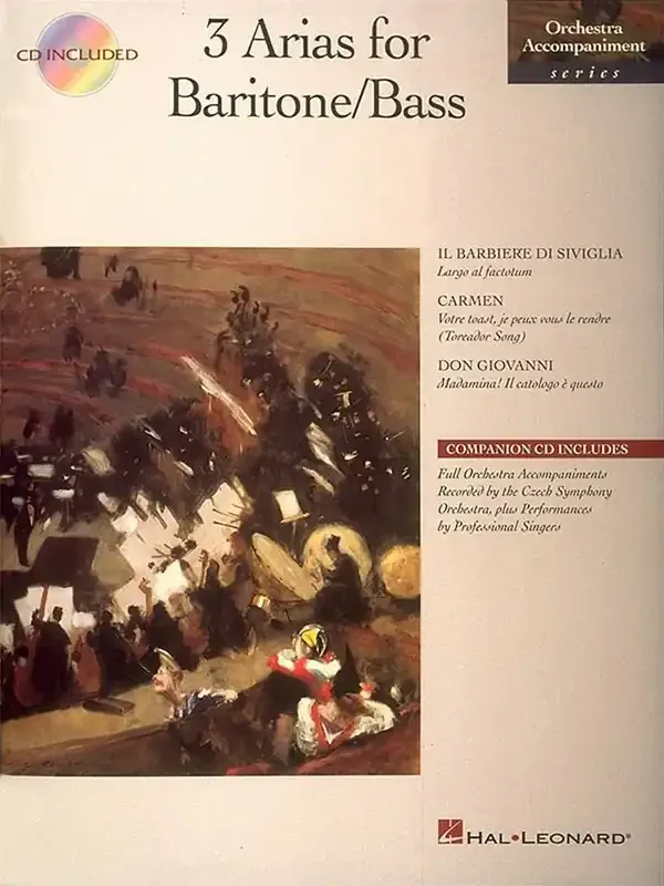 3 Arias for Baritone/Bass Gesang Solo