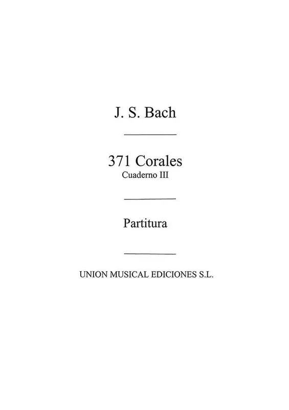 371 Corales Volume 3 Orgel