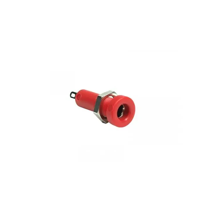 4.0 mm panel jack, red