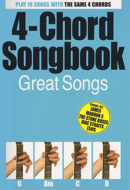 4-Chord Songbook Great Hits Melodie, Text, Akkorde