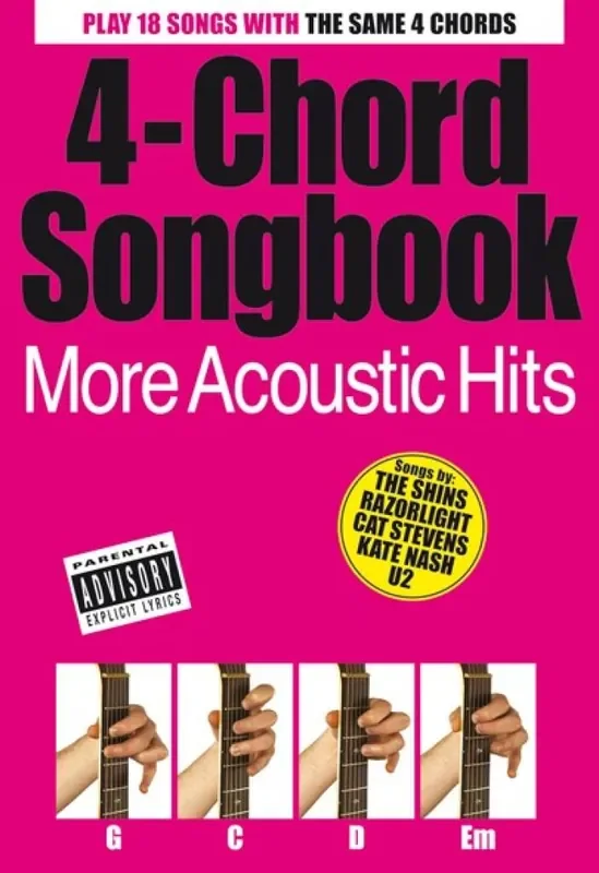 4-Chord Songbook More Acoustic Gesang Solo