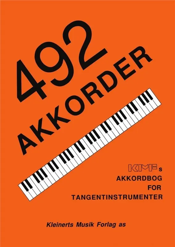 492 Akkorder – Akkordbog For Tangentinstrumenter