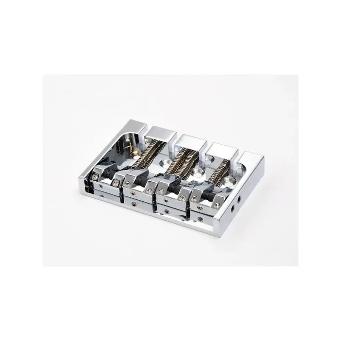 4D Bass Bridge, 4-String, Chrome