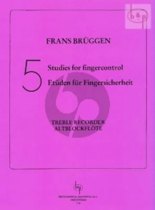 5 Studies for Fingercontrol