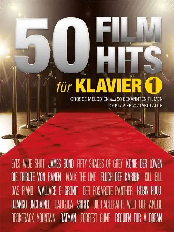 50 Filmhits für Klavier 1 Klavier Solo