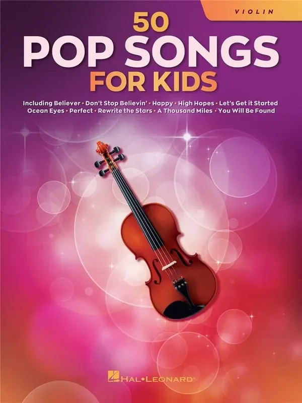 50 Pop Songs for Kids Violine Solo