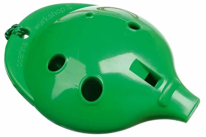 6-Hole Chromatic English Ocarina Green
