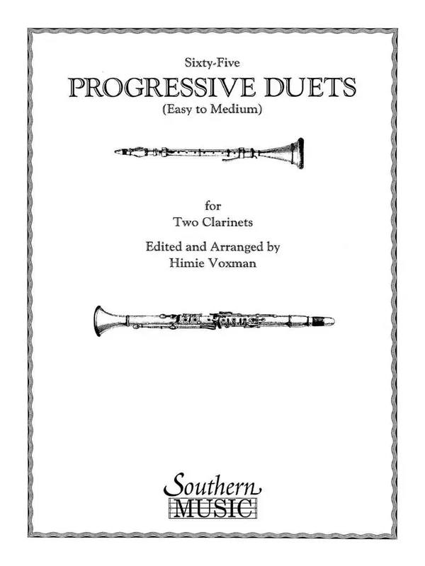 65 Progressive Duets (Arr. Himie Voxman) Klarinette Duett