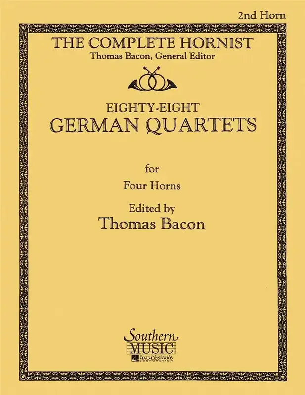 88 German Quartets (Arr. Thomas Bacon) Horn Ensemble