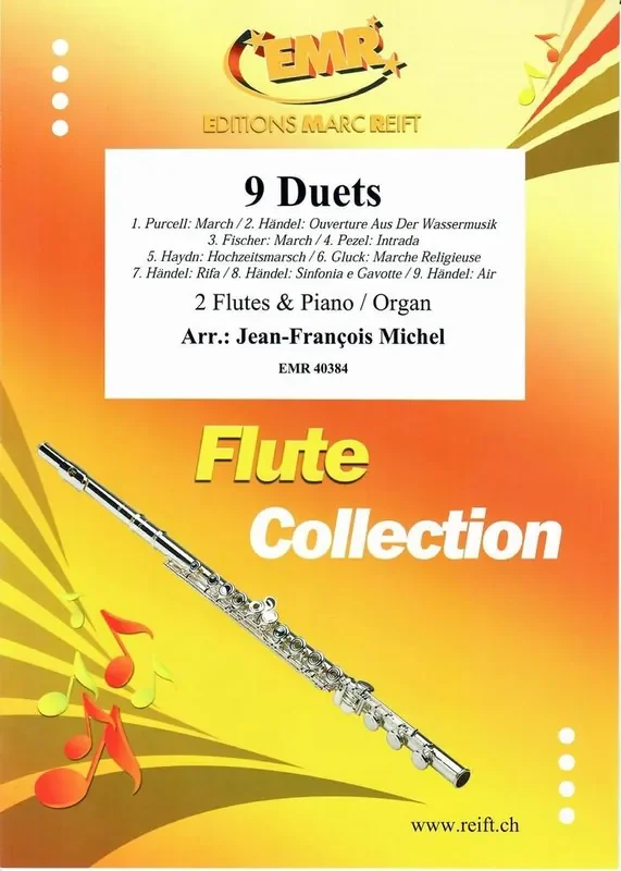 9 Duets (Arr. Jean-François Michel) Flöte Duett