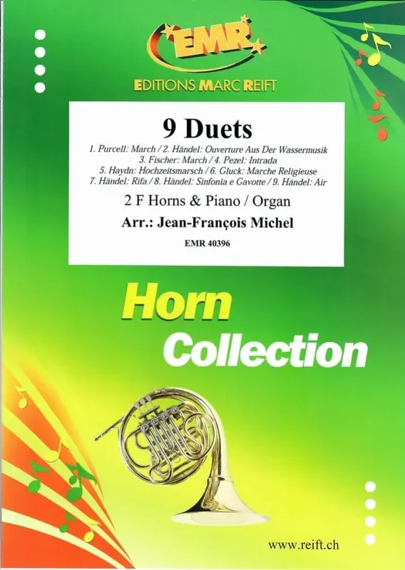 9 Duets (Arr. Jean-François Michel) Horn Duett