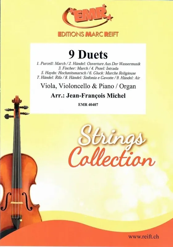 9 Duets (Arr. Jean-François Michel) Klaviertrio