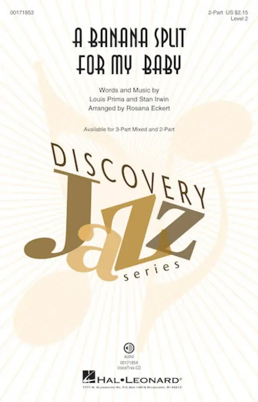 A Banana Split for My Baby (Arr. Rosana Eckert) Frauenchor mit Begleitung