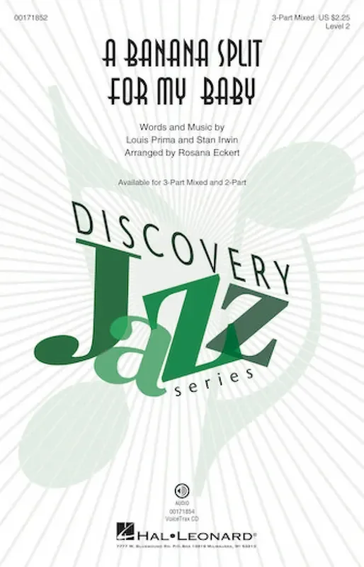 A Banana Split for My Baby (Arr. Rosana Eckert) Gemischter Chor mit Begleitung