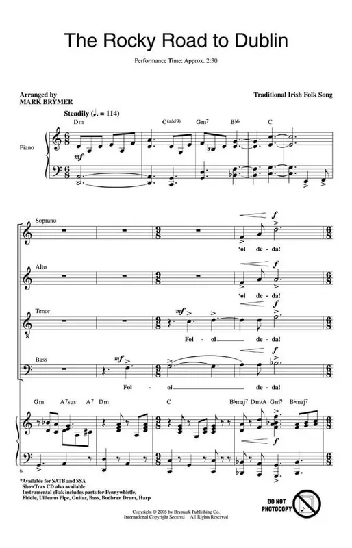 A Celtic Fantasy (Arr. Mark Brymer) Gemischter Chor mit Klavier/Orgel