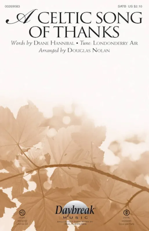 A Celtic Song of Thanks (Arr. Douglas Nolan) Gemischter Chor mit Begleitung