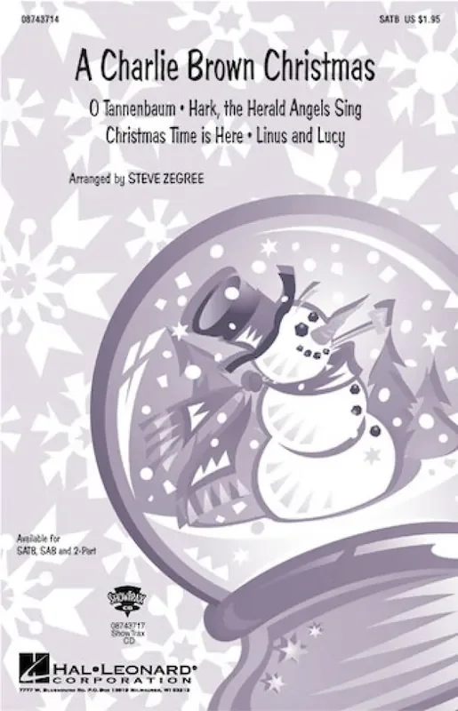 A Charlie Brown Christmas (Medley) (Arr. Steve Zegree) Gemischter Chor mit Begleitung