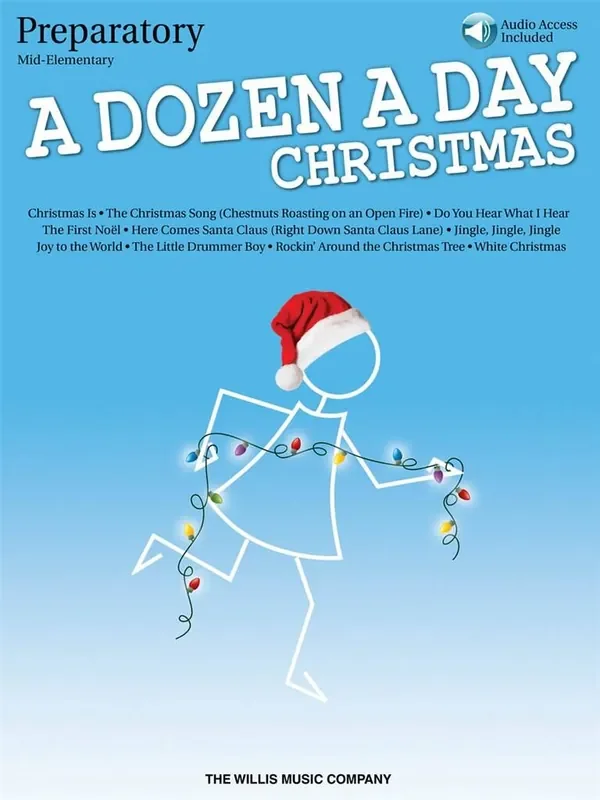 A Dozen a Day Christmas Songbook – Preparatory Klavier Solo