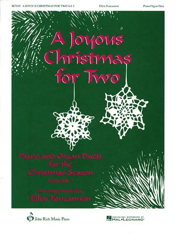 A Joyous Christmas for Two – Vol. 1 (Arr. Ellen Foncannon) Klavier Duett
