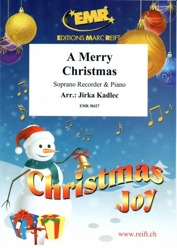 A Merry Christmas (Arr. Jirka Kadlec) Sopranblockflöte mit Begleitung