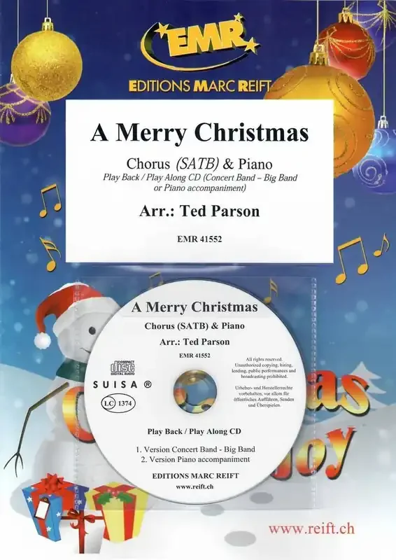 A Merry Christmas (Arr. Ted Parson) Gemischter Chor mit Klavier/Orgel