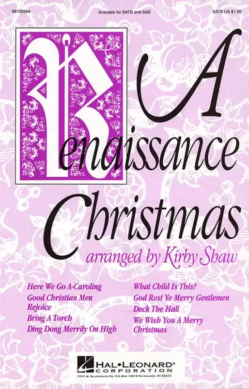 A Renaissance Christmas (Medley) (Arr. Kirby Shaw) Gemischter Chor mit Begleitung