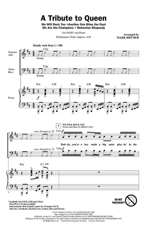 A Tribute to Queen (Medley)